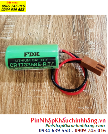FDK CR17335SE-R, Pin nuôi nguồn FDK CR17335SE-R lithium 3v Made in Japan